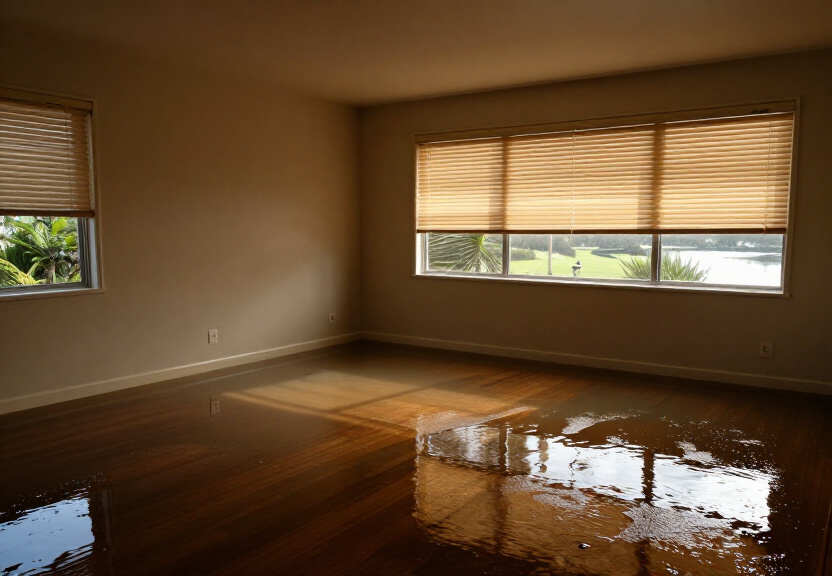 Water-damaged ceiling in Elanora Heights with sagging plaster and stains